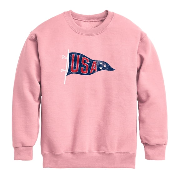Instant Message - USA Pennant Graphic Fleece Sweatshirt