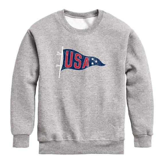 Instant Message - USA Pennant Graphic Fleece Sweatshirt