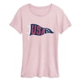 thumbnail image 1 of Instant Message - USA Pennant Short Sleeve Graphic T-Shirt, 1 of 4