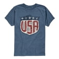 thumbnail image 1 of Instant Message - USA Shield - Youth Boys Short Sleeve Graphic T-Shirt, 1 of 5