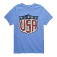 thumbnail image 1 of Instant Message - USA Shield - Youth Boys Short Sleeve Graphic T-Shirt, 1 of 4