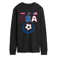 thumbnail image 1 of Instant Message - USA Soccer Jersey - Men's Long Sleeve Graphic T-Shirt, 1 of 4