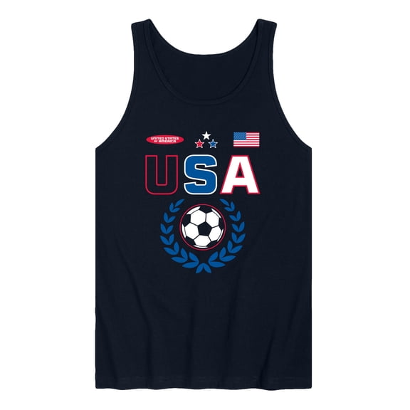 Instant Message - USA Soccer Jersey - Men's Sleeveless Graphic Tank