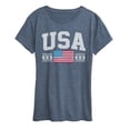 thumbnail image 1 of Instant Message - USA Sweater Short Sleeve Graphic T-Shirt, 1 of 5