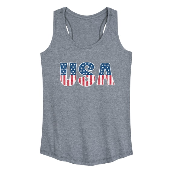 Instant Message - USA - Women's Racerback Graphic Tank