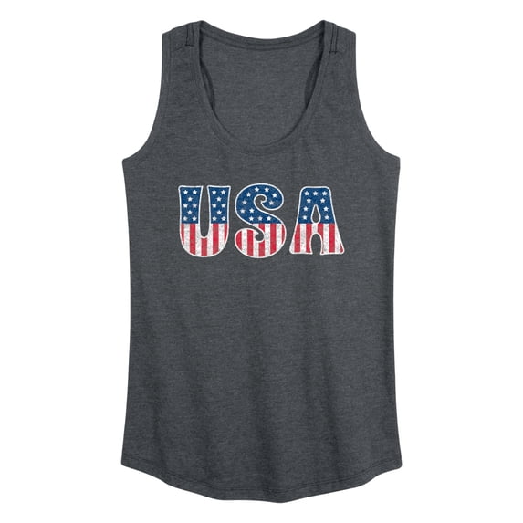 Instant Message - USA - Women's Racerback Graphic Tank