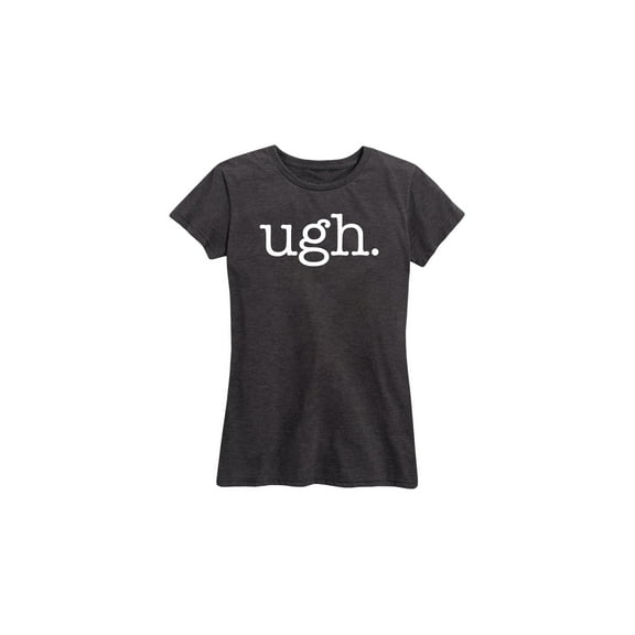 Instant Message - Ugh Typewriter Font - Women's Short Sleeve Graphic T-Shirt