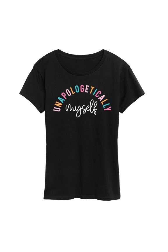 - Unapologetically Myself Short Sleeve Graphic T-Shirt