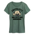 thumbnail image 1 of Instant Message - Unathletic Department Pug - Women's Short Sleeve Graphic T-Shirt, 1 of 6