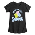thumbnail image 1 of Instant Message - Unbearably Sweet - Girls Toddler And Youth Short Sleeve Graphic T-Shirt, 1 of 6