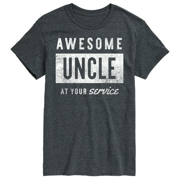 Instant Message - Uncle At Your Service - Men's Short Sleeve Graphic T-Shirt