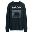 thumbnail image 1 of Instant Message - Uncle Facts - Men's Long Sleeve T-Shirt, 1 of 6