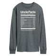 thumbnail image 1 of Instant Message - Uncle Facts - Men's Long Sleeve T-Shirt, 1 of 6