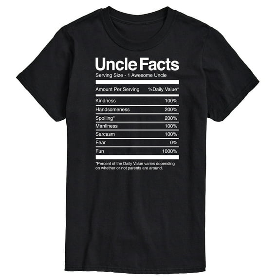Instant Message - Uncle Facts - Men's Short Sleeve Graphic T-Shirt