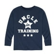 thumbnail image 1 of Instant Message - Uncle In Training - Toddler And Youth Long Sleeve Graphic T-Shirt, 1 of 6