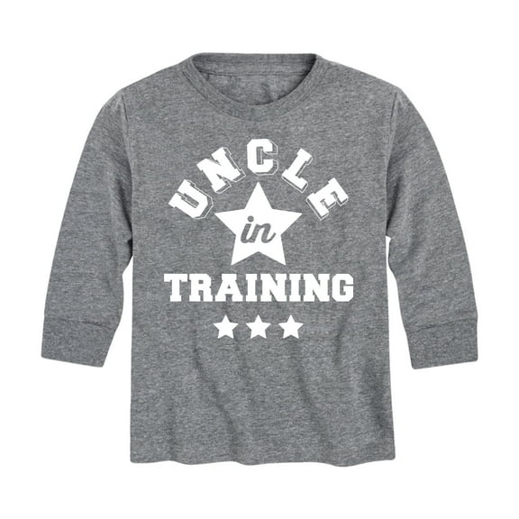 Instant Message - Uncle In Training - Toddler And Youth Long Sleeve Graphic T-Shirt