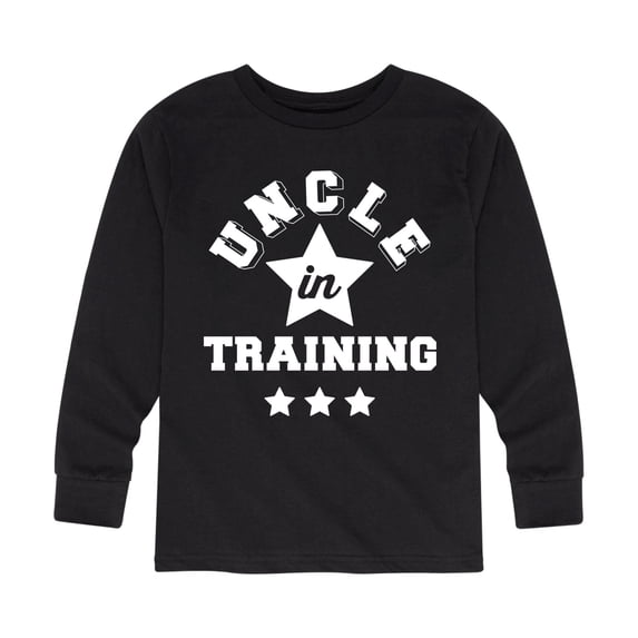 Instant Message - Uncle In Training - Toddler And Youth Long Sleeve Graphic T-Shirt
