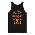 thumbnail image 1 of Instant Message - Uncle Is My Name Hunting Is My Game - Men's Jersey Tank, 1 of 6