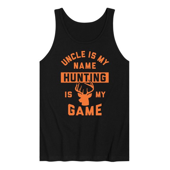 Instant Message - Uncle Is My Name Hunting Is My Game - Men's Jersey Tank