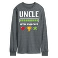 thumbnail image 1 of Instant Message - Uncle Level Unlocked Long Sleeve Graphic T-Shirt, 1 of 6