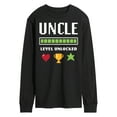 thumbnail image 1 of Instant Message - Uncle Level Unlocked Long Sleeve Graphic T-Shirt, 1 of 6