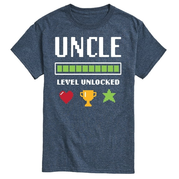 Instant Message - Uncle Level Unlocked - Men's Short Sleeve Graphic T-Shirt