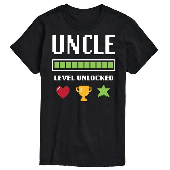 Instant Message - Uncle Level Unlocked - Men's Short Sleeve Graphic T-Shirt