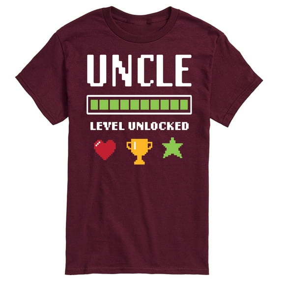Instant Message - Uncle Level Unlocked - Men's Short Sleeve Graphic T-Shirt