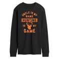 thumbnail image 1 of Instant Message - Uncle My Name Hunting My Game - Men's Long Sleeve T-Shirt, 1 of 6