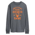 thumbnail image 1 of Instant Message - Uncle My Name Hunting My Game - Men's Long Sleeve T-Shirt, 1 of 6