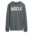 thumbnail image 1 of Instant Message - Uncle Rock and Roll Design - Men's Long Sleeve T-Shirt, 1 of 6