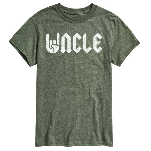 Instant Message - Uncle Rock and Roll Design - Men's Short Sleeve Graphic T-Shirt