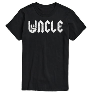 Instant Message - Uncle Rock and Roll Design - Men's Short Sleeve Graphic T-Shirt