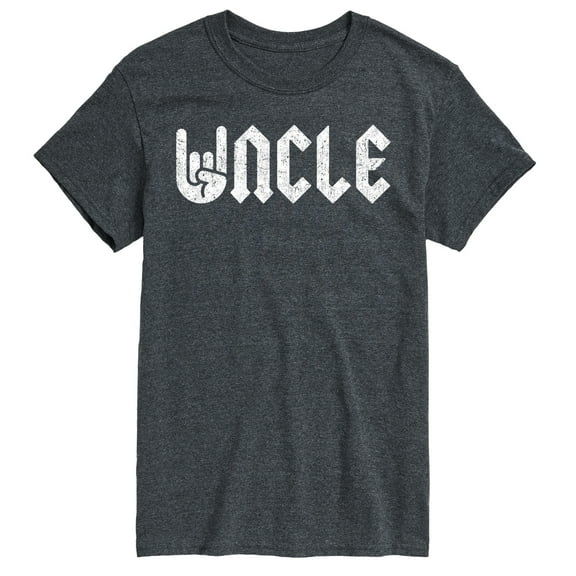 Instant Message - Uncle Rock and Roll Design - Men's Short Sleeve Graphic T-Shirt