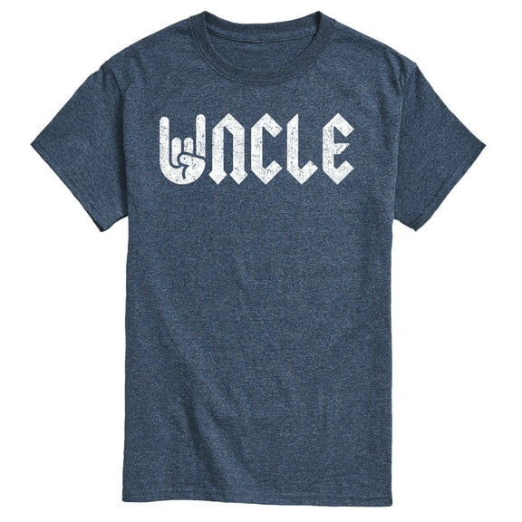 Instant Message - Uncle Rock and Roll Design - Men's Short Sleeve Graphic T-Shirt