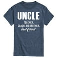 thumbnail image 1 of Instant Message - Uncle, Teacher, Big Brother, Best Friend - Men's Short Sleeve Graphic T-Shirt, 1 of 6