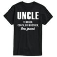 thumbnail image 1 of Instant Message - Uncle, Teacher, Big Brother, Best Friend - Men's Short Sleeve Graphic T-Shirt, 1 of 6
