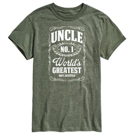 Instant Message - Uncle Worlds Greatest - Men's Short Sleeve Graphic T-Shirt