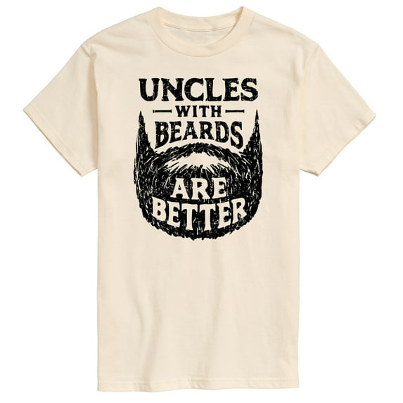 Instant Message - Uncles With Beards Are Better - Men's Short Sleeve Graphic T-Shirt