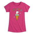 thumbnail image 1 of Instant Message - Uni-Cone - Girls Toddler And Youth Short Sleeve Graphic T-Shirt, 1 of 7