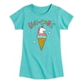 thumbnail image 1 of Instant Message - Uni-cone - Toddler and Youth Girls Short Sleeve T-Shirt, 1 of 5