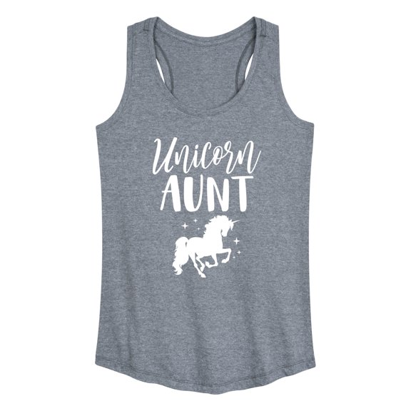 Instant Message - Unicorn Aunt - Women's Racerback Tank Top