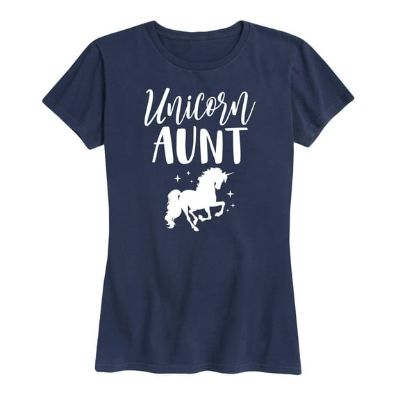Instant Message - Unicorn Aunt - Women's Short Sleeve Graphic T-Shirt