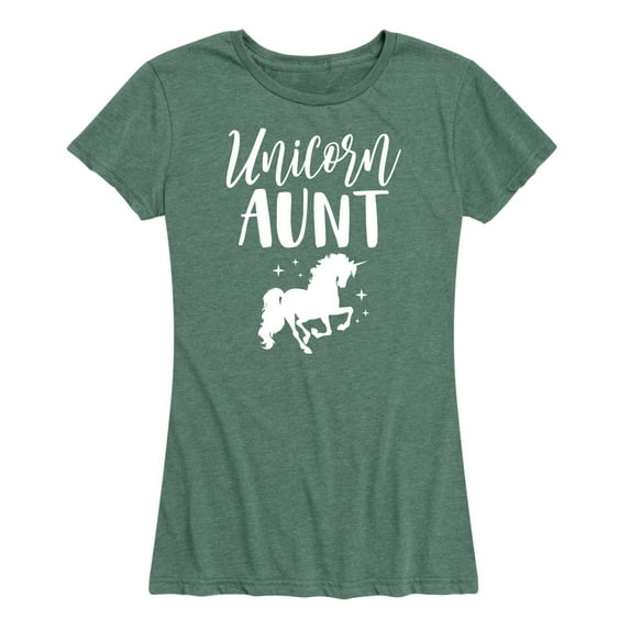 Instant Message - Unicorn Aunt - Women's Short Sleeve Graphic T-Shirt