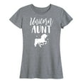 thumbnail image 1 of Instant Message - Unicorn Aunt - Women's Short Sleeve Graphic T-Shirt, 1 of 6