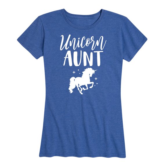 Instant Message - Unicorn Aunt - Women's Short Sleeve Graphic T-Shirt