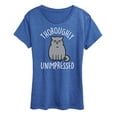 thumbnail image 1 of Instant Message - Unimpressed Cat - Women's Short Sleeve Graphic T-Shirt, 1 of 6