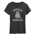 thumbnail image 1 of Instant Message - Unimpressed Cat - Women's Short Sleeve Graphic T-Shirt, 1 of 6