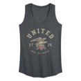 thumbnail image 1 of Instant Message - United We Stand Women's Graphic Racerback Tank, 1 of 5