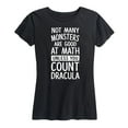 thumbnail image 1 of Instant Message - Unless You Count Dracula - Women's Short Sleeve Graphic T-Shirt, 1 of 5